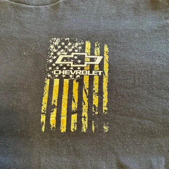 GM Chevrolet American Tradition Realtree Black Camo Large T-Shirt - Picture 7 of 8